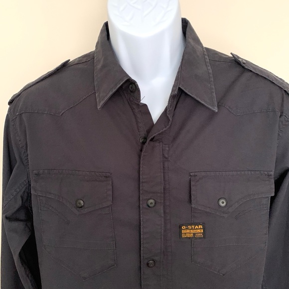 G- Star Zip Up Shirt 👕 ⭐️ - Picture 3 of 12